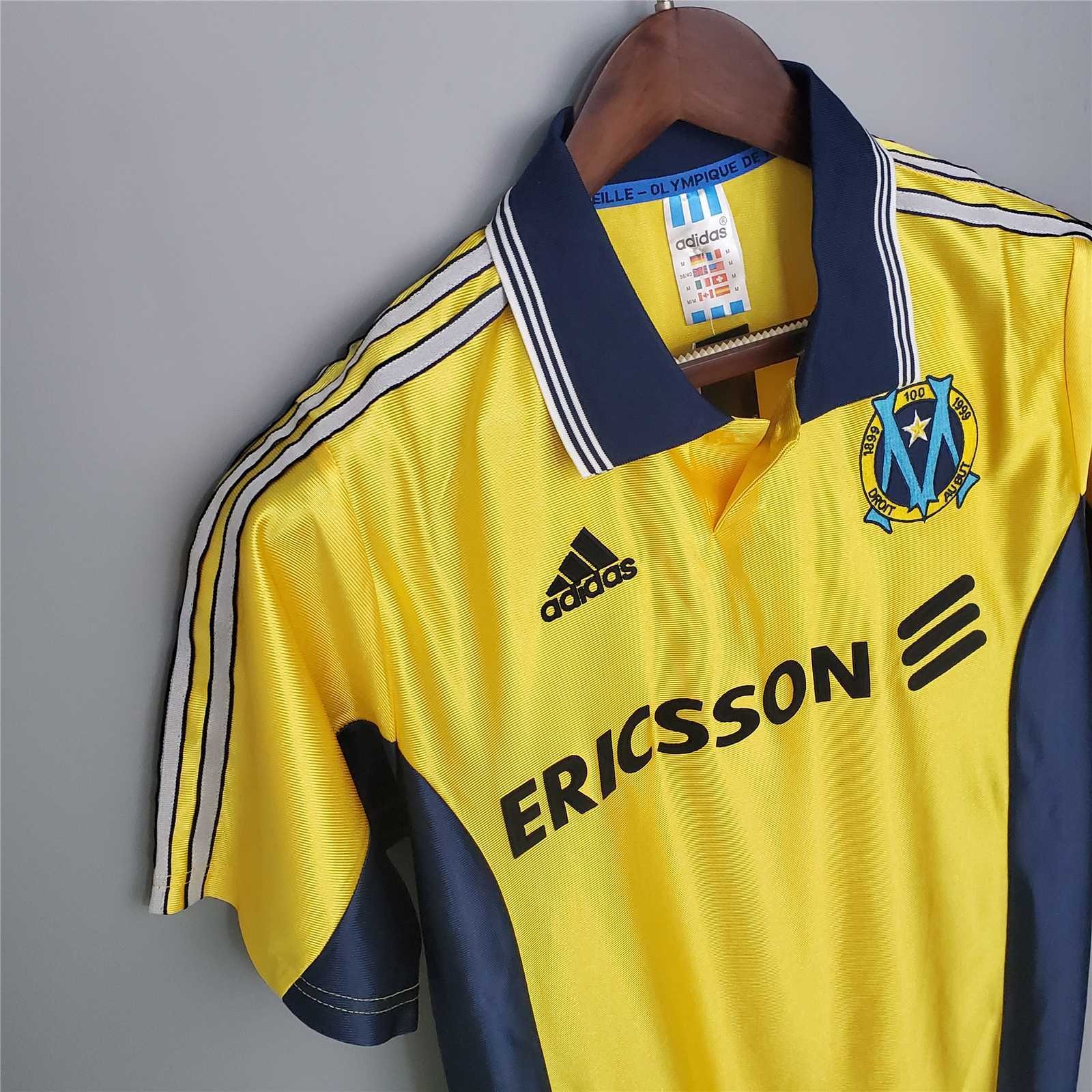 Marseille Retro Soccer Jersey Away Custom Shirt 1998-99