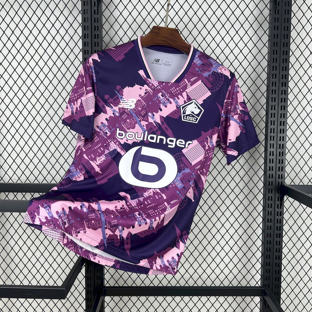 Lille OSC Soccer Jersey Fourth Away Custom Shirt 2025-26 - Ujersey Shop