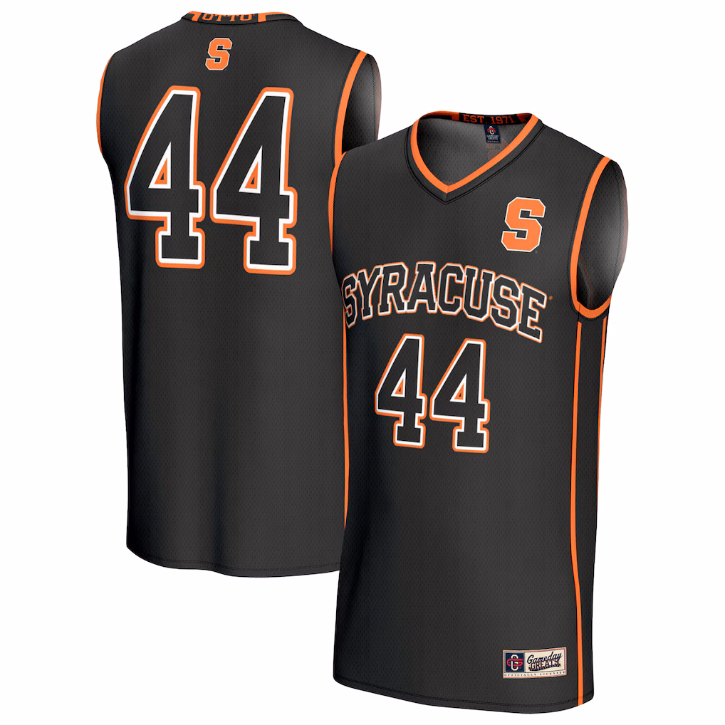 Youth GameDay Greats Black #44 Syracuse Orange Lightweight Collegiate Basketball Fashion Jersey