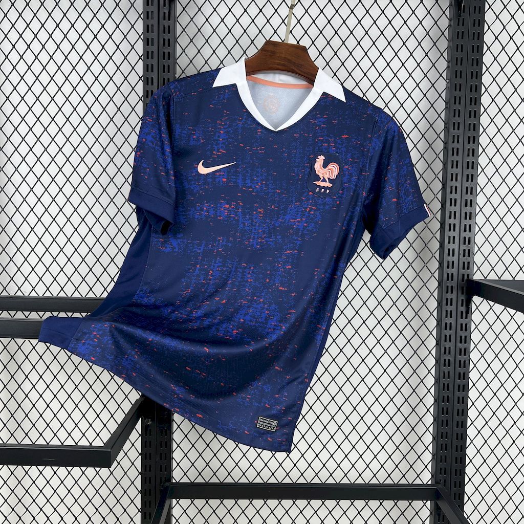 France Soccer Jersey Home Custom Shirt 2025 - ujerseystore