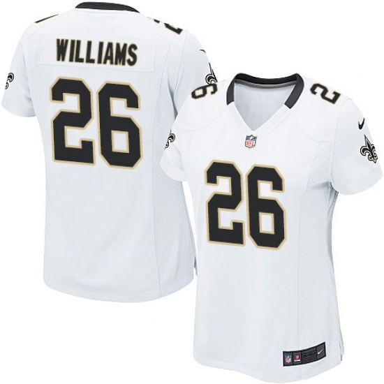 Women's Nike New Orleans Saints #26 P. J. Williams Game White NFL Jersey - Ujersey