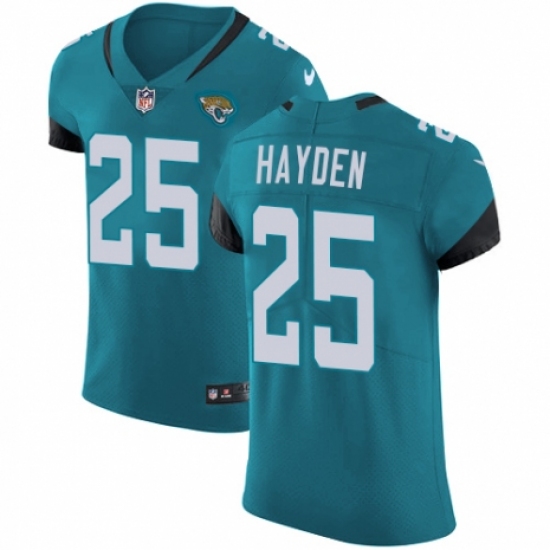 Men's Nike Jacksonville Jaguars #25 D.J. Hayden Black Alternate Vapor Untouchable Elite Player NFL Jersey - Ujersey
