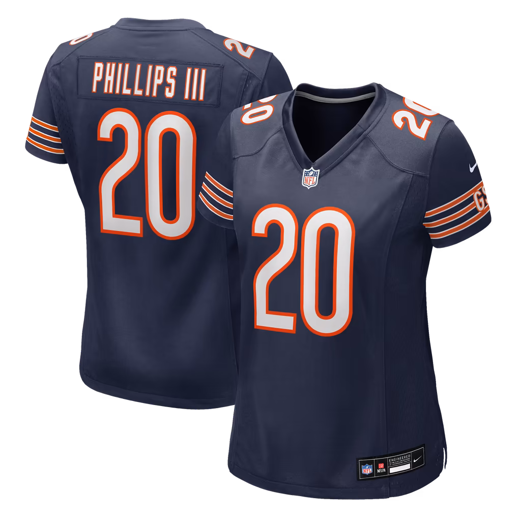 Women's Chicago Bears Clark Phillips III Nike Navy Team Game Jersey