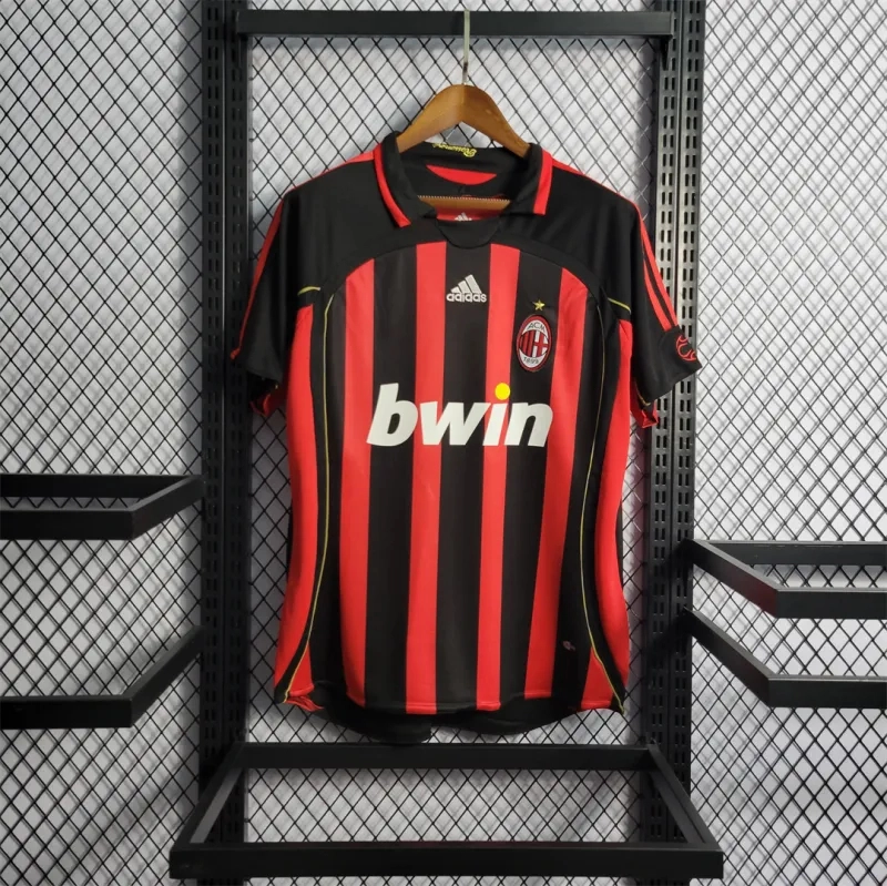 AC Milan Retro Soccer Jersey Home Custom Shirt 2006/07 - ujerseystore