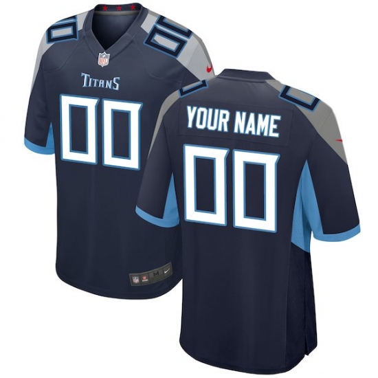 Men's Tennessee Titans Nike Navy 2018 Custom Game Jersey - Ujersey