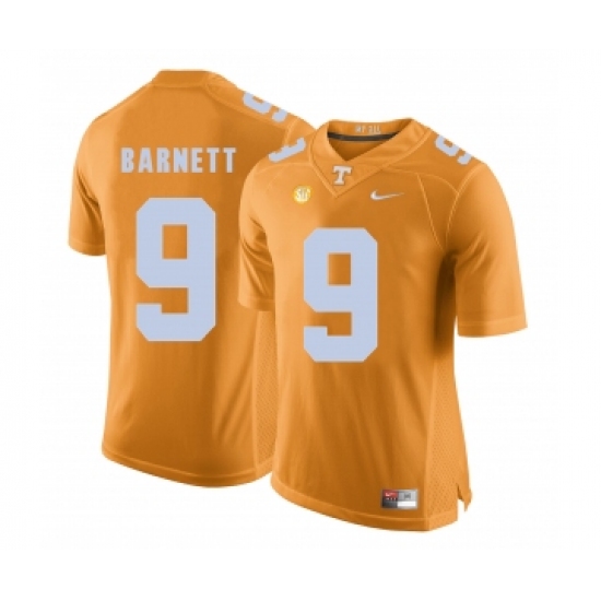 Tennessee Volunteers 9 Derek Barnett Orange College Football Jersey - Ujersey