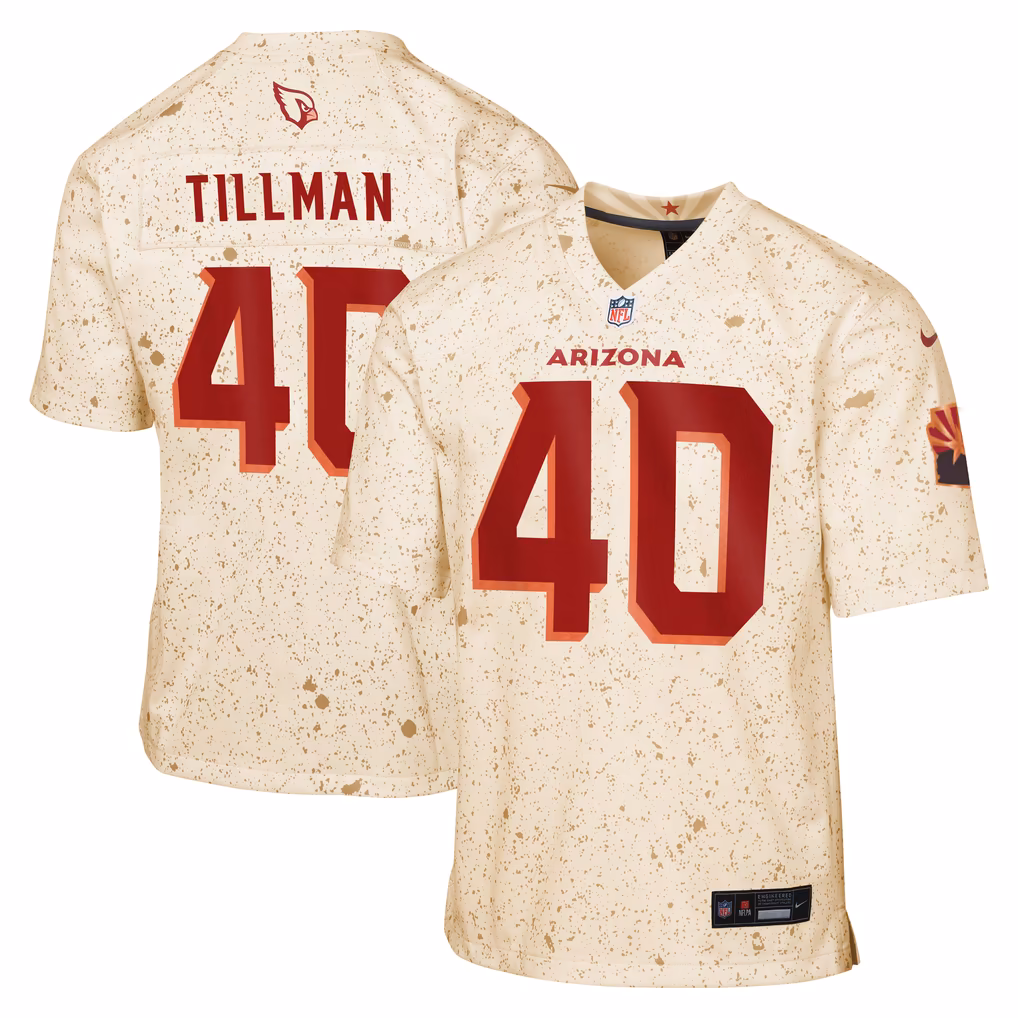 Youth Arizona Cardinals Pat Tillman Nike Natural Rivalries Collection Game Jersey - SUjersey01