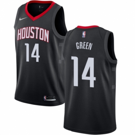Women's Nike Houston Rockets #14 Gerald Green Authentic Black NBA Jersey Statement Edition - Ujersey