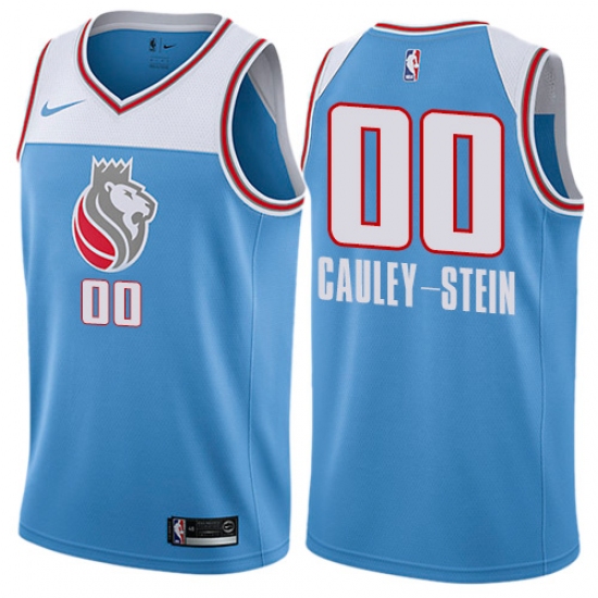 Youth Nike Sacramento Kings #0 Willie Cauley-Stein Swingman Blue NBA Jersey - City Edition - Ujersey