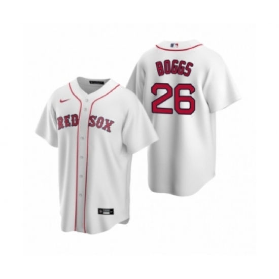 Youth Boston Red Sox #26 Wade Boggs Nike White Replica Home Jersey - Ujersey