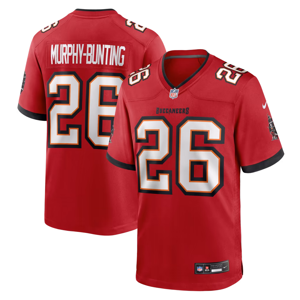 Men's Tampa Bay Buccaneers Sean Murphy-Bunting Nike Red Team Game Jersey - Ujersey
