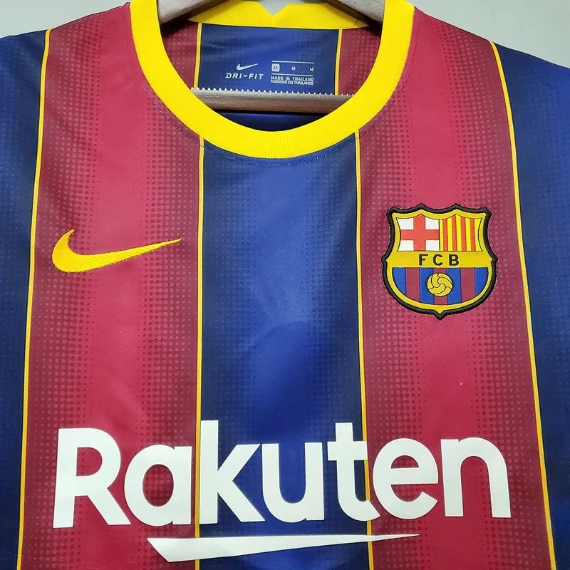 Barcelona Retro Jersey Home Soccer Shirt 2020-21 - Ujersey NHL