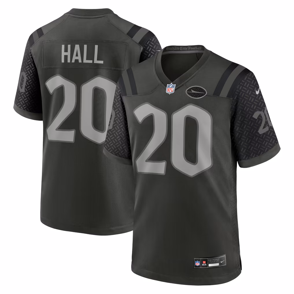 Men's New York Jets Breece Hall Nike Green Rivalries Collection Game Jersey - U-jersey