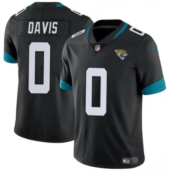 Men's Jacksonville Jaguars #0 Gabe Davis Black Vapor Untouchable Limited Football Stitched Jersey - Ujersey