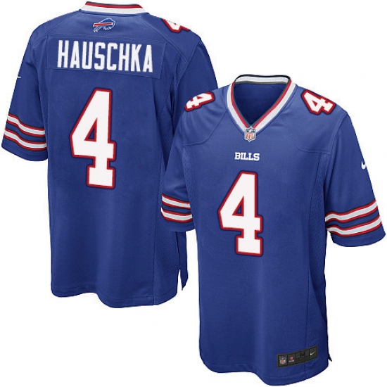Men's Nike Buffalo Bills #4 Stephen Hauschka Game Royal Blue Team Color NFL Jersey - Ujersey