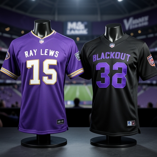 Baltimore Ravens Jersey History: Purple & Black Evolution - SUjersey01