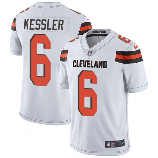 Men's Nike Cleveland Browns #6 Cody Kessler White Vapor Untouchable Limited Player NFL Jersey - Ujersey