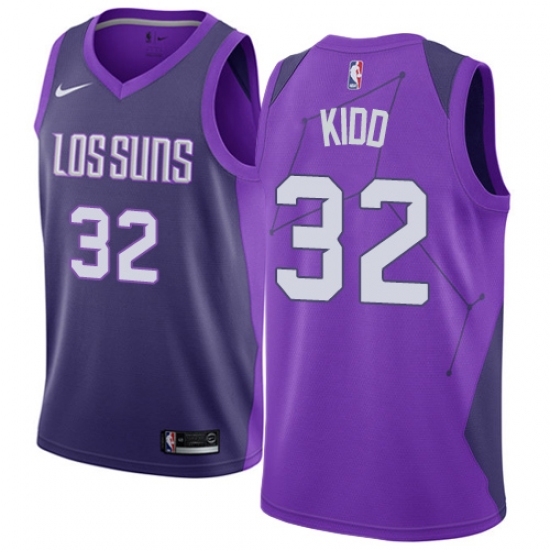 Women's Nike Phoenix Suns #32 Jason Kidd Swingman Purple NBA Jersey - City Edition - Ujersey