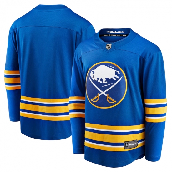 Men's Buffalo Sabres Fanatics Branded Royal Blank 2020-21 Home Breakaway Jersey - Ujersey