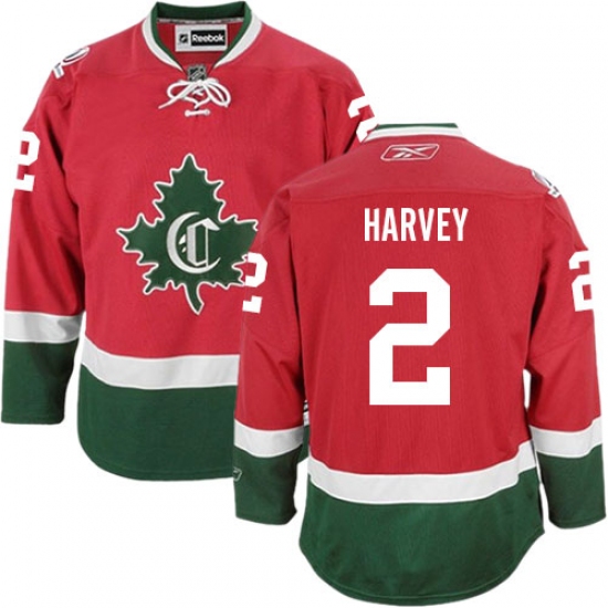 Women's Reebok Montreal Canadiens #2 Doug Harvey Authentic Red New CD NHL Jersey - Ujersey