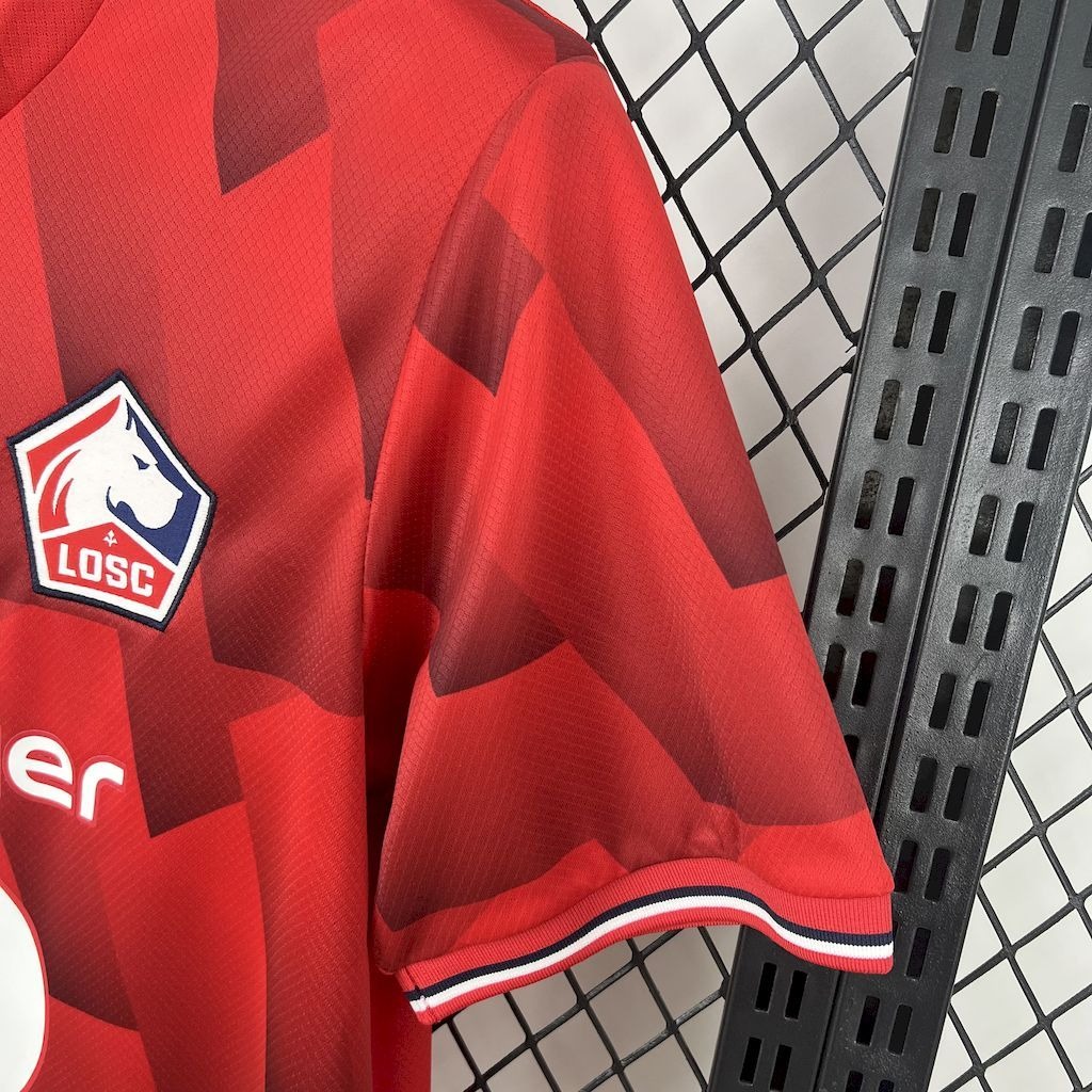 Lille OSC Soccer Jersey Home Custom Shirt 2025-26 - ujerseystore