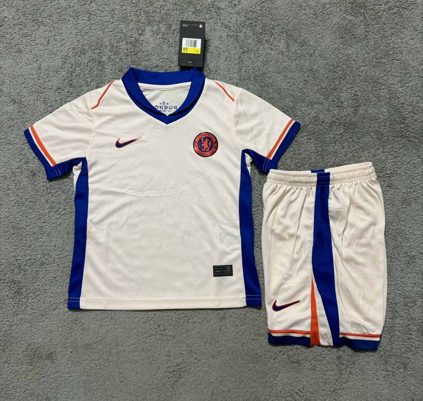 Chelsea Football Jersey Away Kids Kit Jersey+Shorts 2024/25 - Ujersey NHL