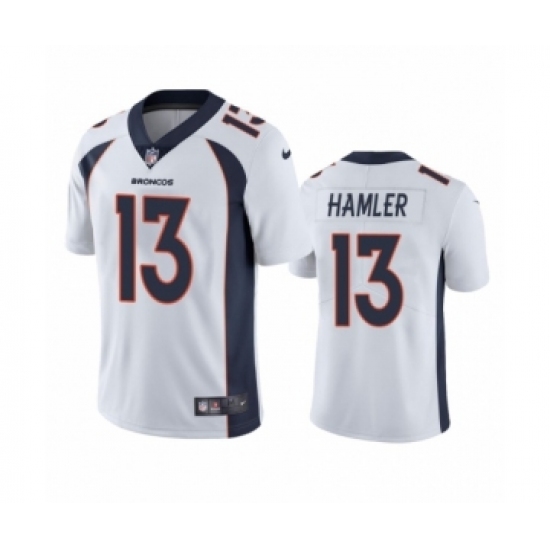 Denver Broncos #13 K.J. Hamler White Vapor Untouchable Limited Jersey - Ujersey