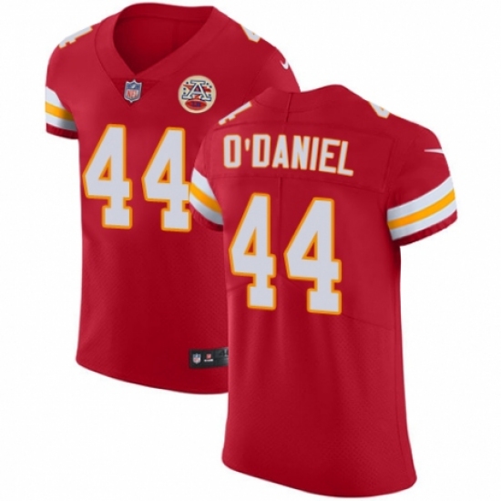 Men's Nike Kansas City Chiefs #44 Dorian O'Daniel Red Team Color Vapor Untouchable Elite Player NFL Jersey - Ujersey