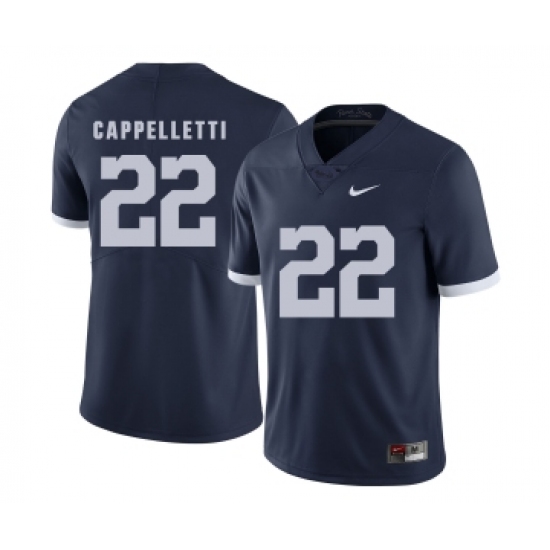 Penn State Nittany Lions 22 John Cappelletti Navy College Football Jersey - Ujersey