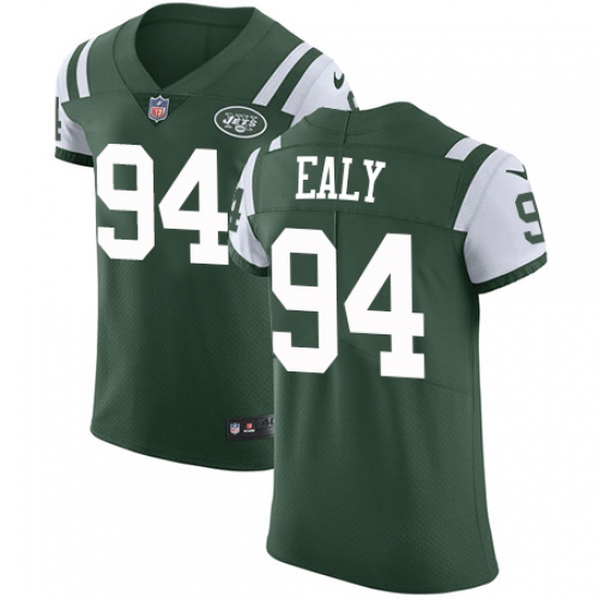 Men's Nike New York Jets #94 Kony Ealy Elite Green Team Color NFL Jersey - Ujersey