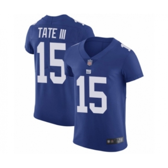 Men's New York Giants #15 Golden Tate III Royal Blue Team Color Vapor Untouchable Elite Player Football Jersey - Ujersey