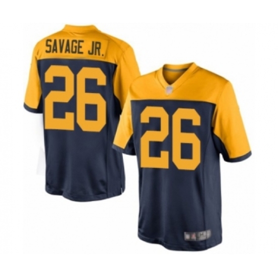 Men's Green Bay Packers #26 Darnell Savage Jr. Limited Navy Blue Alternate Football Jersey - Ujersey