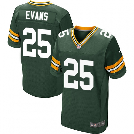 Men's Nike Green Bay Packers #25 Marwin Evans Elite Green Team Color NFL Jersey - Ujersey