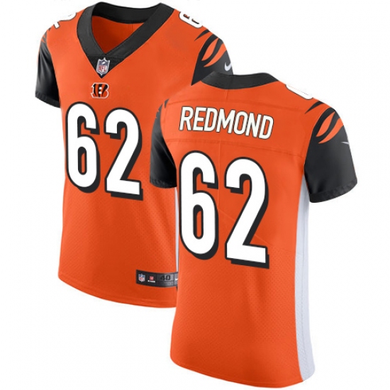 Men's Nike Cincinnati Bengals #62 Alex Redmond Orange Alternate Vapor Untouchable Elite Player NFL Jersey - Ujersey