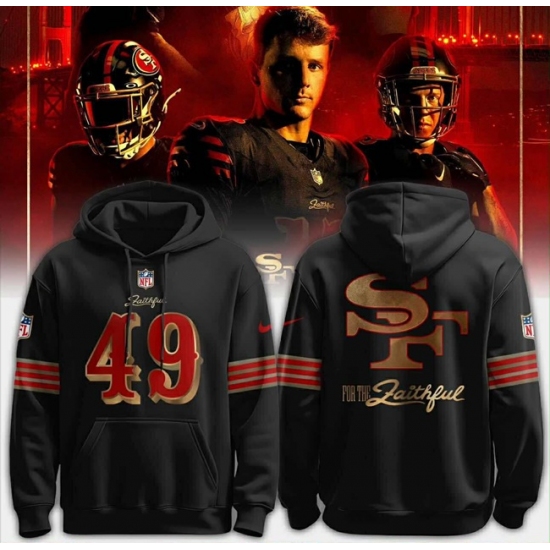 Men's San Francisco 49ers Black 2025 “Rivalries” Pullover Hoodie - Ujersey