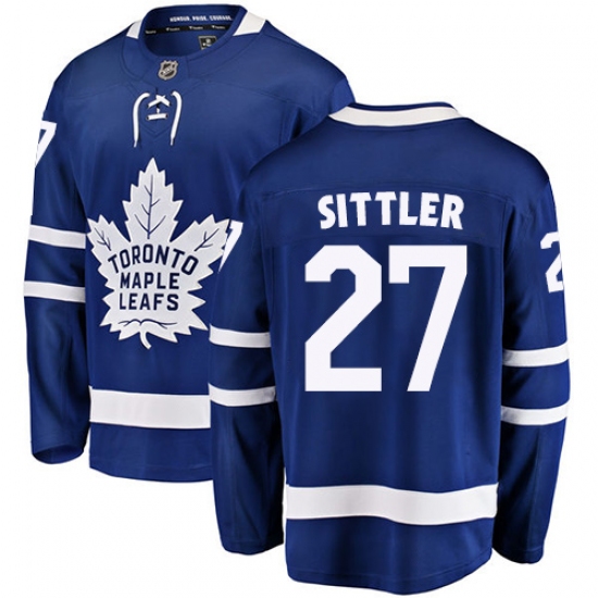 Youth Toronto Maple Leafs #27 Darryl Sittler Fanatics Branded Royal Blue Home Breakaway NHL Jersey - Ujersey