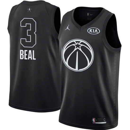 Men's Nike Jordan Washington Wizards #3 Bradley Beal Swingman Black 2018 All-Star Game NBA Jersey - Ujersey