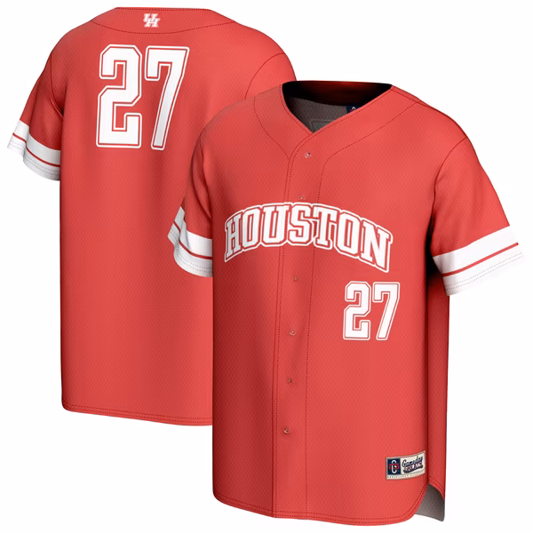 Unisex GameDay Greats Red Houston Cougars Lightweight Collegiate Baseball Fashion Jersey - Ujersey