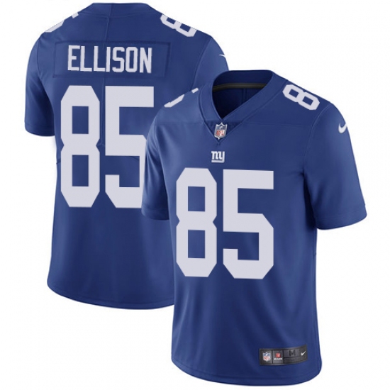 Youth Nike New York Giants #85 Rhett Ellison Elite Royal Blue Team Color NFL Jersey - Ujersey