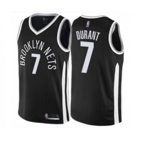 Women's Brooklyn Nets #7 Kevin Durant Swingman Black Basketball Jersey - City Edition - Ujersey