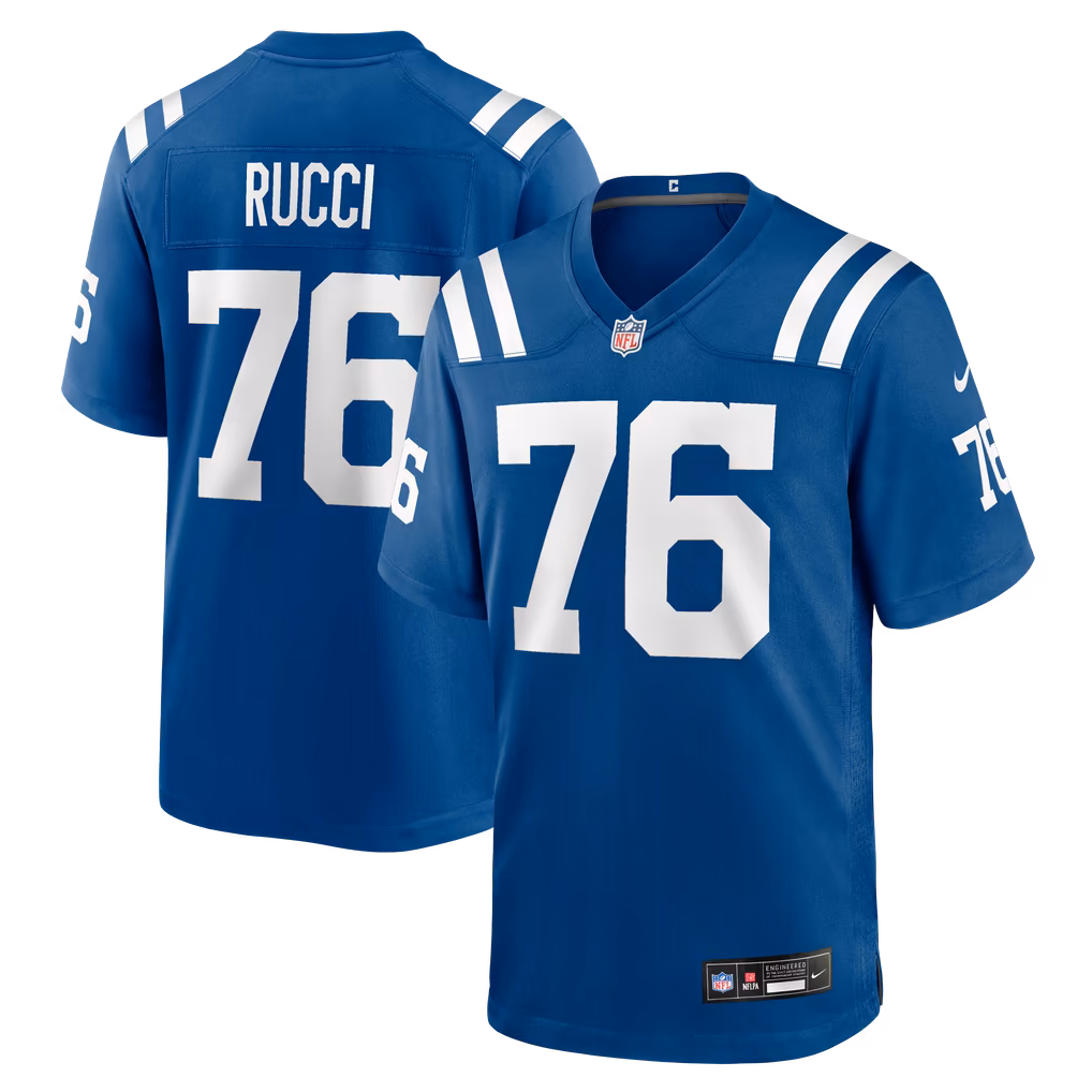Men's Indianapolis Colts Nolan Rucci Nike Royal Team Game Jersey - Ujersey