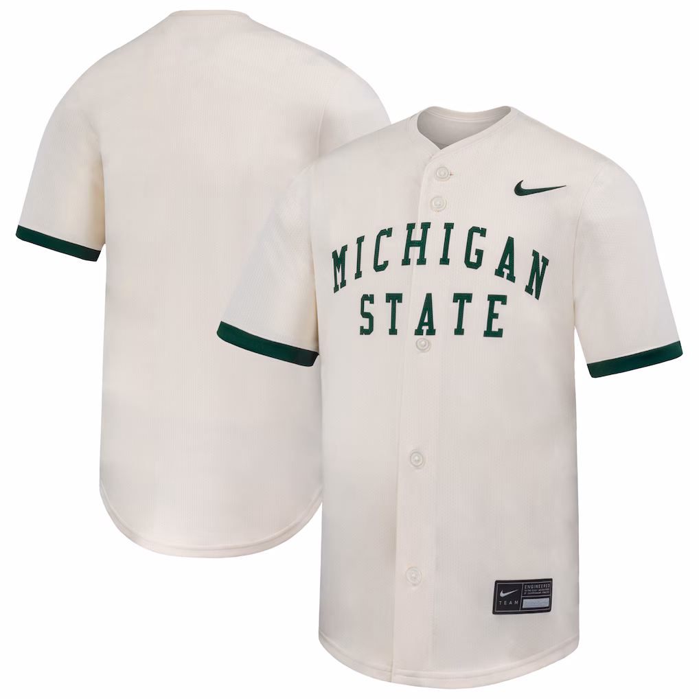 Youth Nike White Michigan State Spartans Limited Baseball Jersey - Ujersey Shop