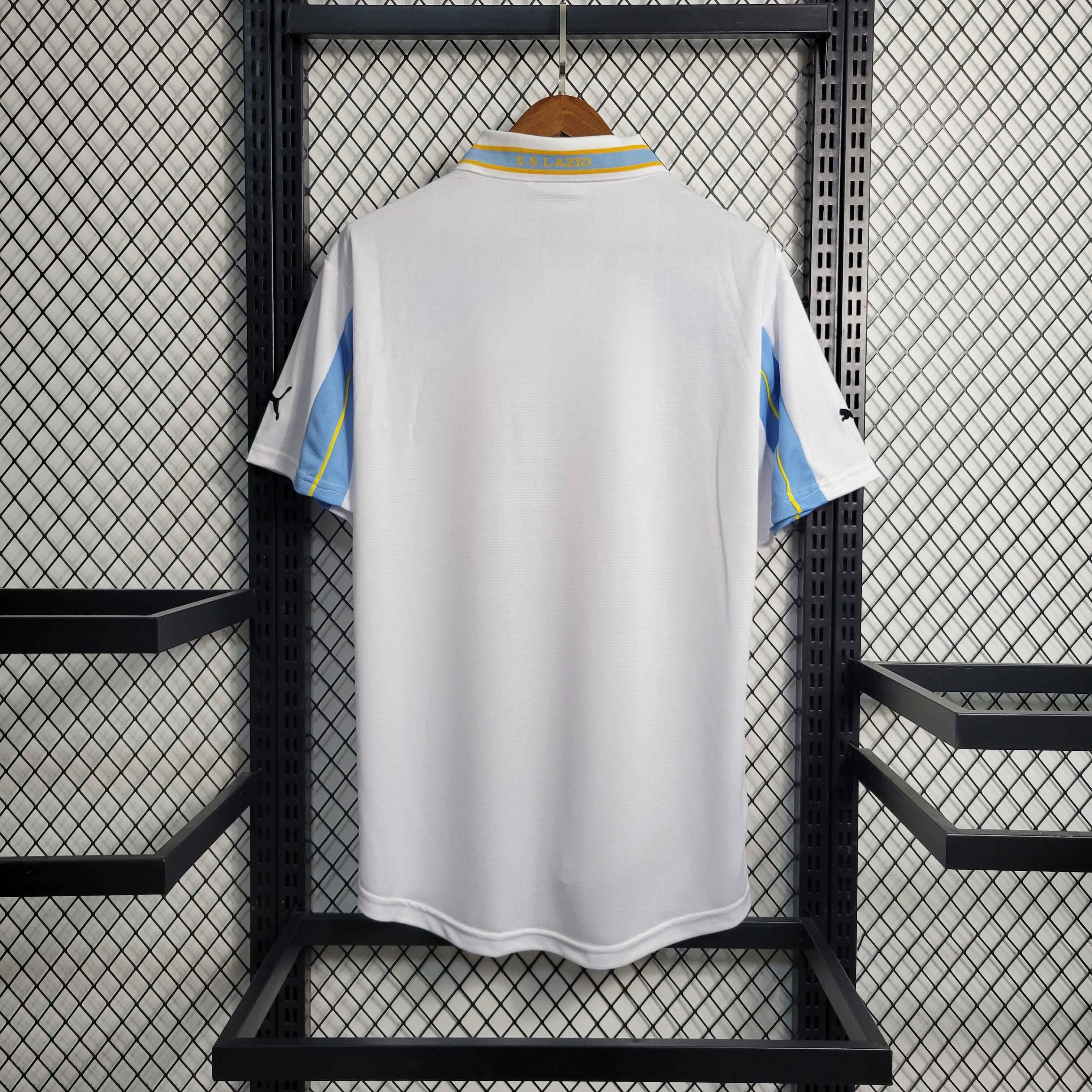 Lazio Retro Soccer Jersey Away Custom Shirt 1998-00 - ujerseystore