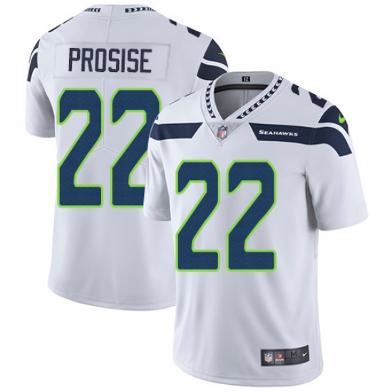 Youth Nike Seattle Seahawks #22 C. J. Prosise Elite White NFL Jersey - Ujersey