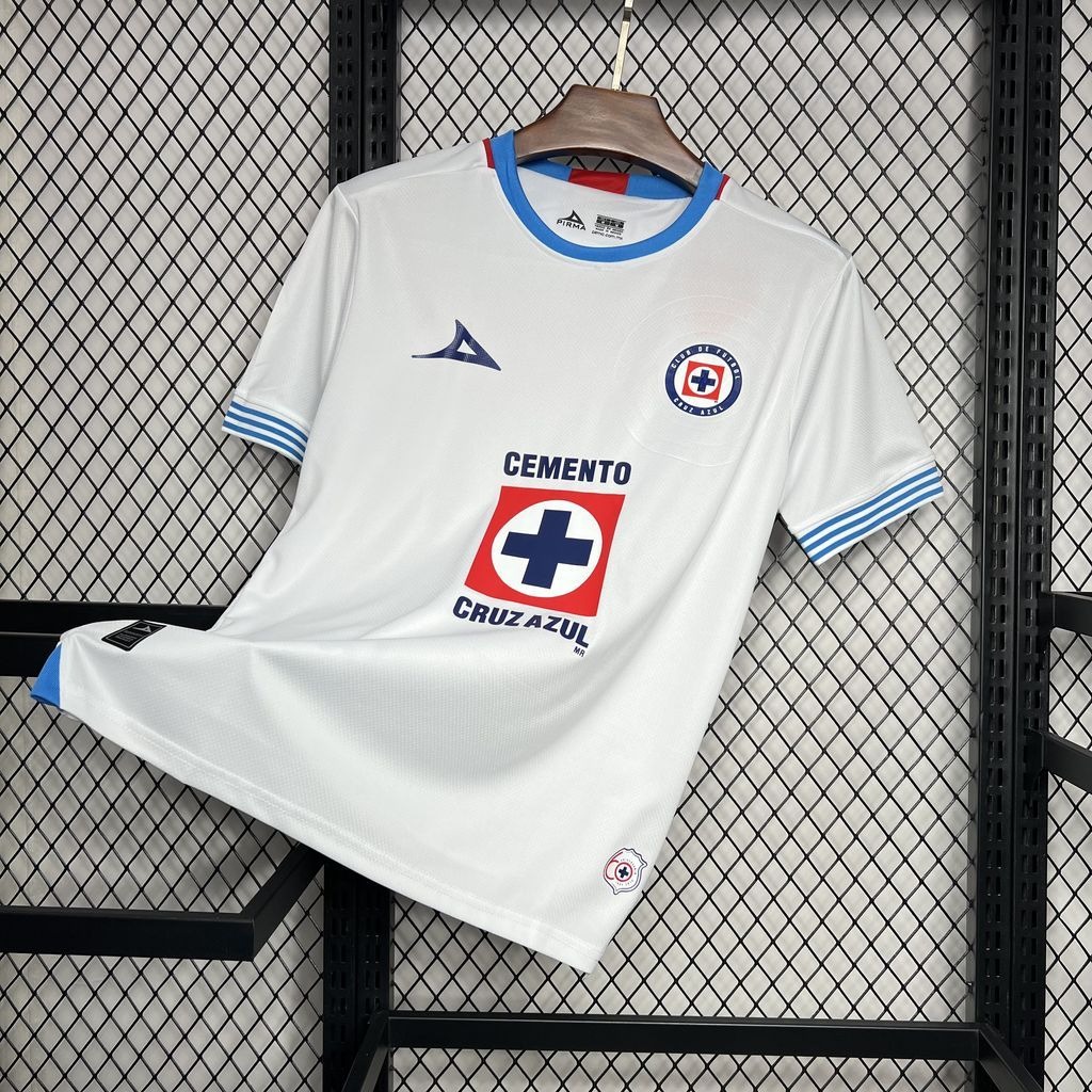 Cruz Azul Soccer Jersey Away Custom Shirt 2024/25 - ujerseystore