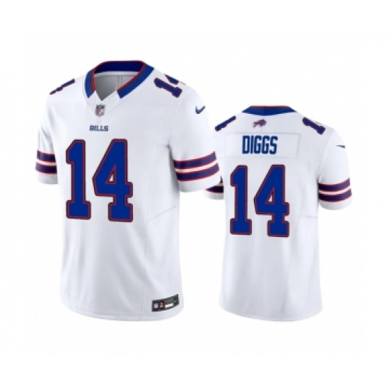 Men's Buffalo Bills #14 Stefon Diggs White 2023 F.U.S.E. Vapor Untouchable Limited Stitched Jersey - Ujersey