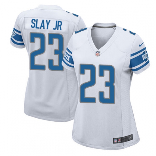 Women's Nike Detroit Lions #23 Darius Slay Jr Game White NFL Jersey - Ujersey
