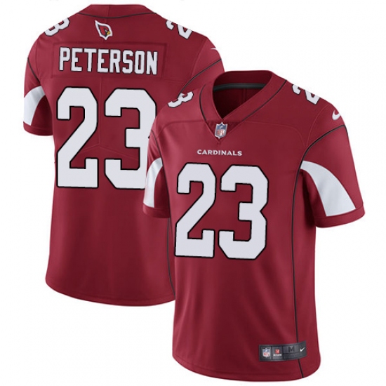 Men's Nike Arizona Cardinals #23 Adrian Peterson Red Team Color Vapor Untouchable Limited Player NFL Jersey - Ujersey
