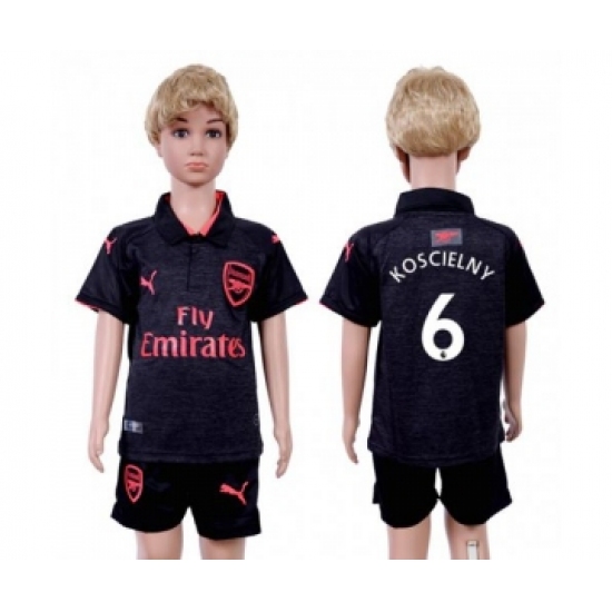 Arsenal #6 Koscielny Sec Away Kid Soccer Club Jersey
