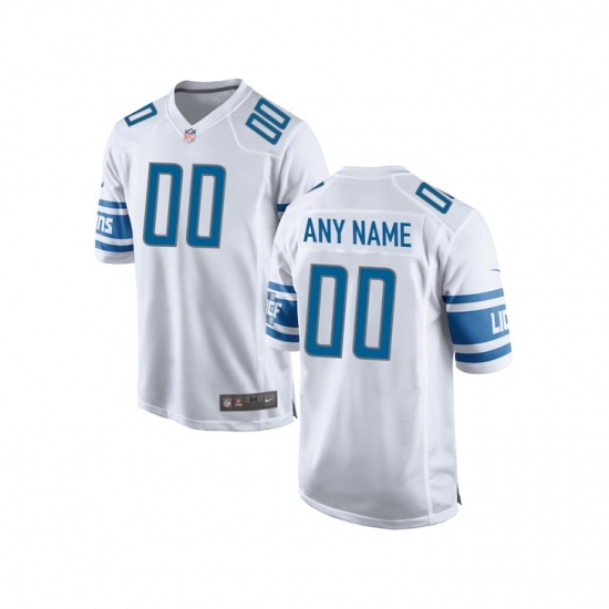 Youth Detroit Lions Nike White Custom Game Jersey - Ujersey